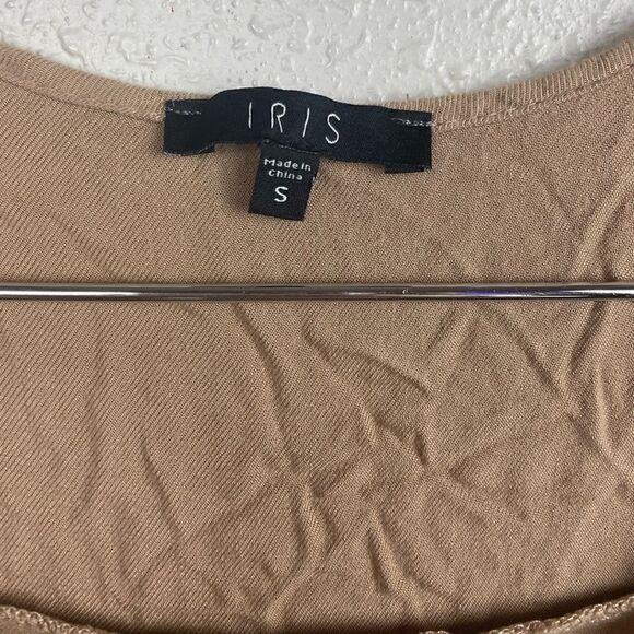 Pre-Owed Iris Womens Brown/Tan Shorts Romper Size S - Picture 4 of 4